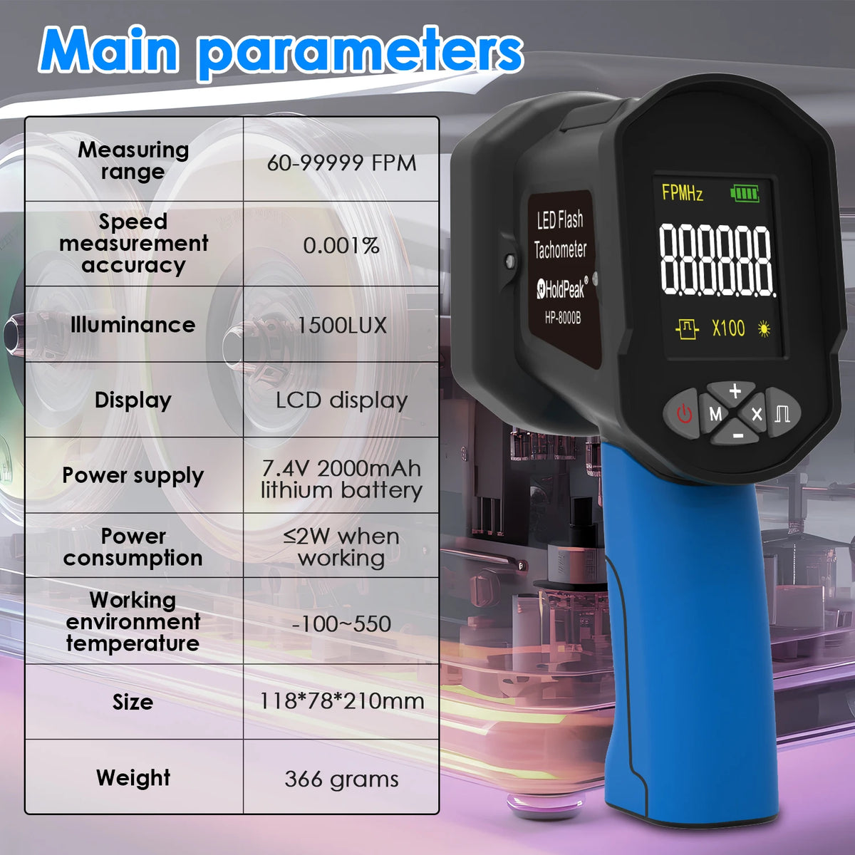 Digital Tachometer or Stroboscope - Model Options
