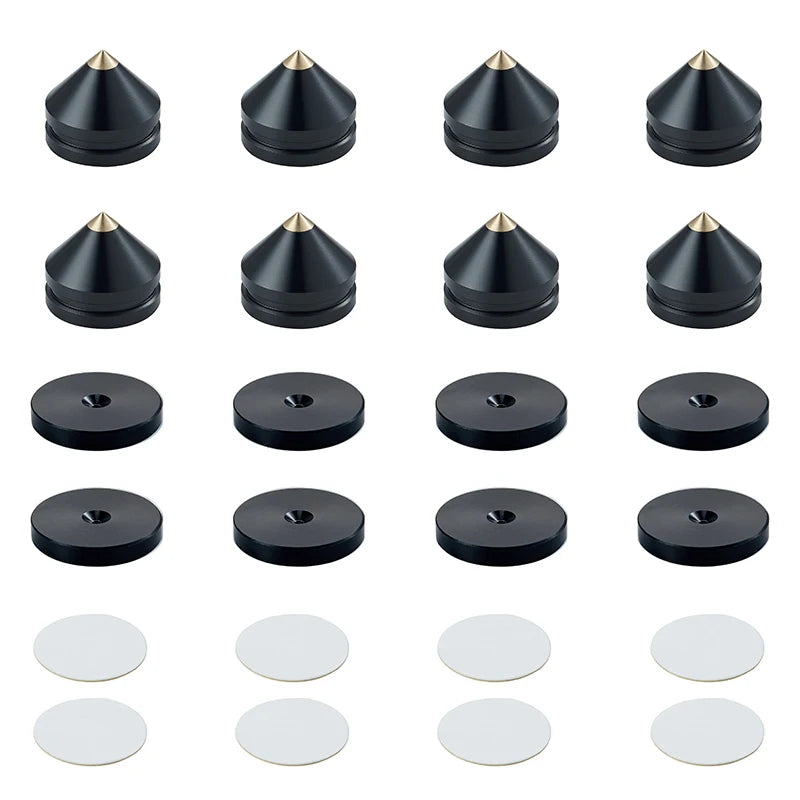 Speaker Spike Feet and Support Discs, Colour Options