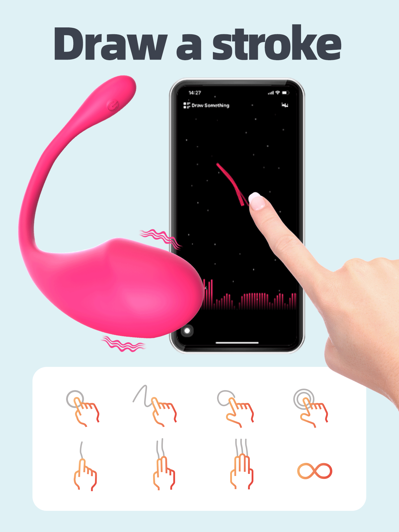 Gizli Zevk İçin Kablosuz Bluetooth Uygulamalı Vibratör