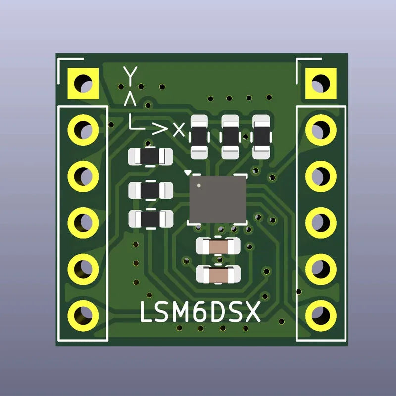 Modulo accelerometro e giroscopio LSM6DSO, I2C/SPI