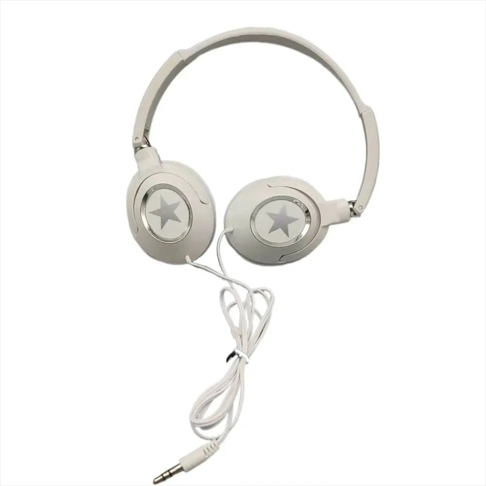 Wired Over-Ear Headphones with 3.5 mm Plug and Inline Volume