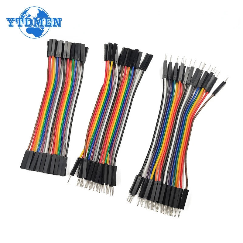 20Pin Dupont Line Male To Male Female To Female Male To FeMale Jumper Wire Cable 10cm 20cm 30cm for Arduino DIY KIT