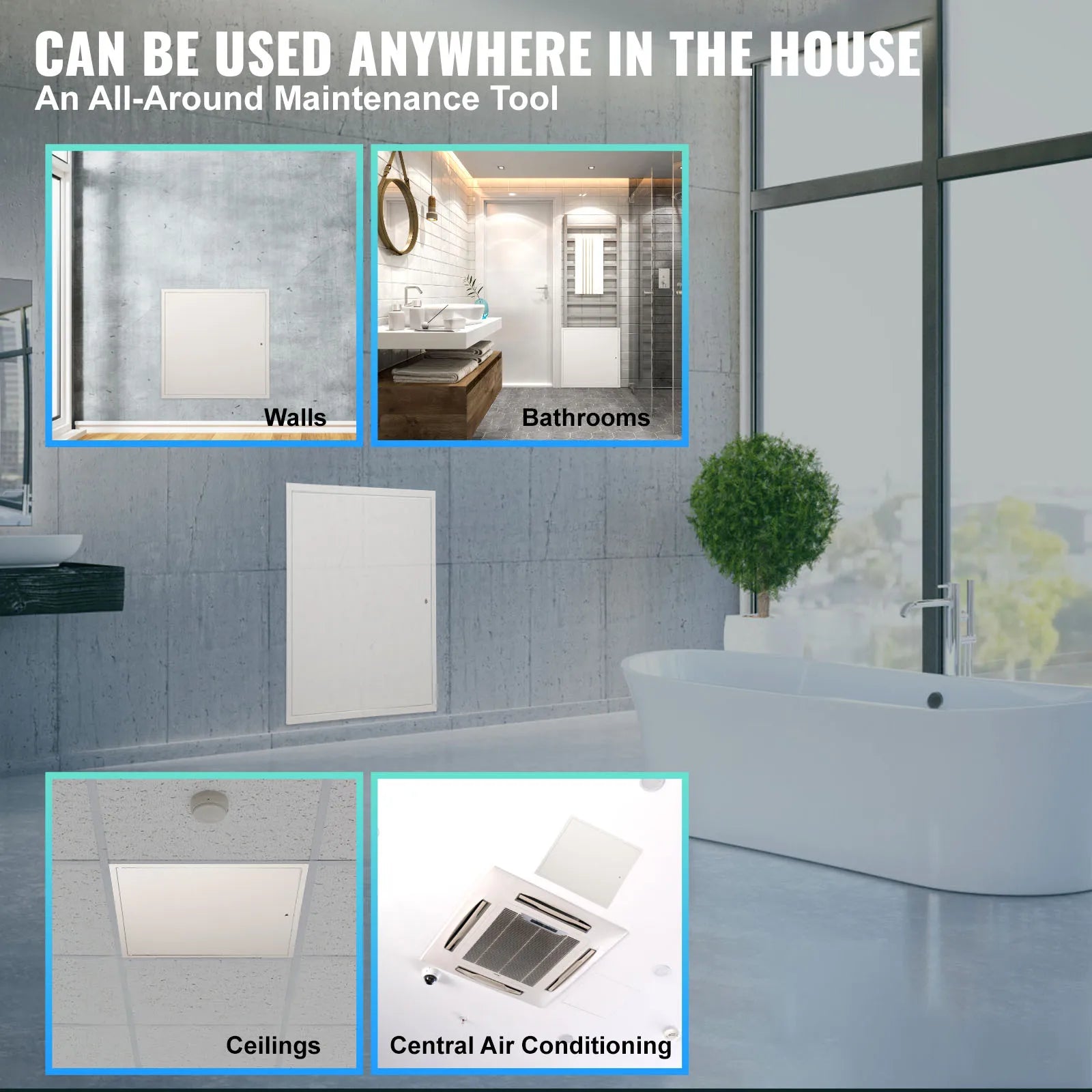 16 Inch White Access Panel for Drywall Wall and Ceiling Service Door