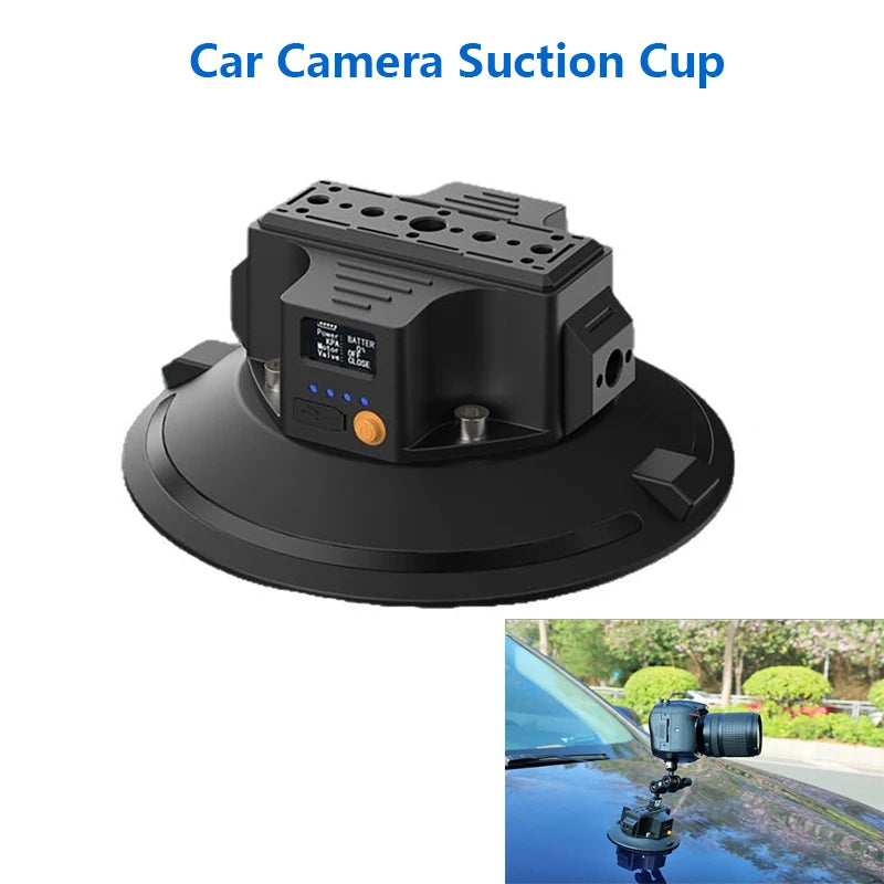 Electric Suction Camera Mount - Cup Size Options