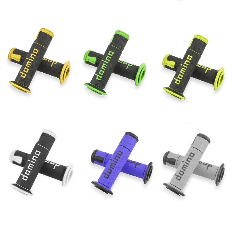 7/8 "22 24mm Motorcycle Grips Handle Bar For KTM YAMAHA Universal Pit Bike Motocross Motorbike Rubber GEL Domino Grip 15 Colors