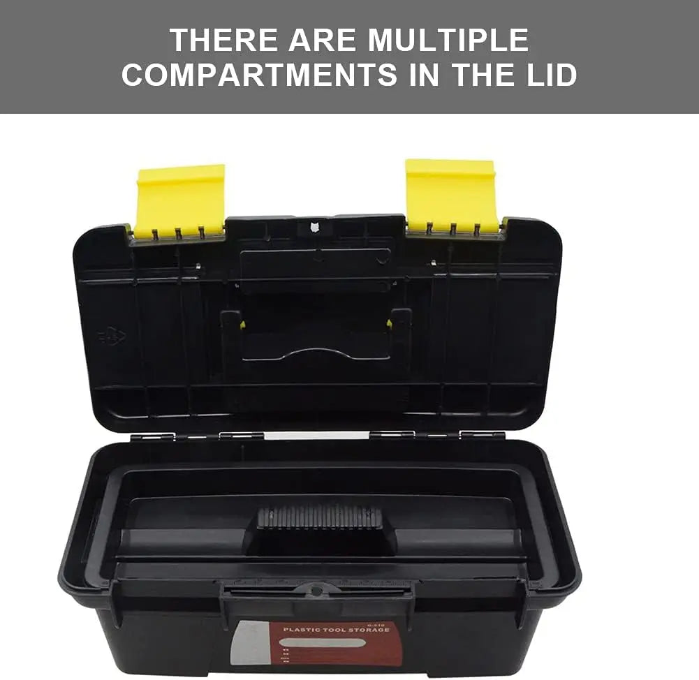 ABS Toolbox with Removable Storage Tray