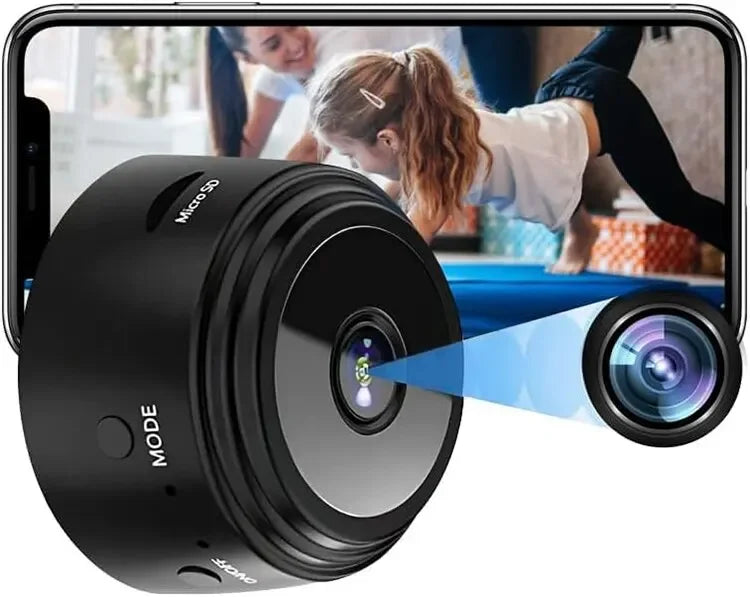 Mini WiFi bezpečnostná kamera A9 s diaľkovým monitorovaním cez aplikáciu