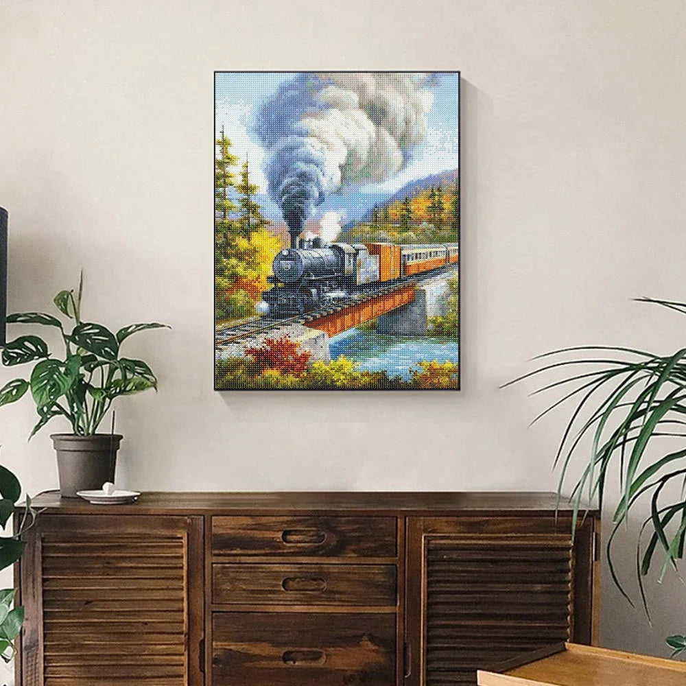 5D Forest Landscape Diamond Painting Kit