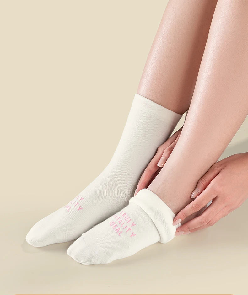 Wool Cycling Socks Moisture-Absorbing Warm Socks for Riding & Hiking