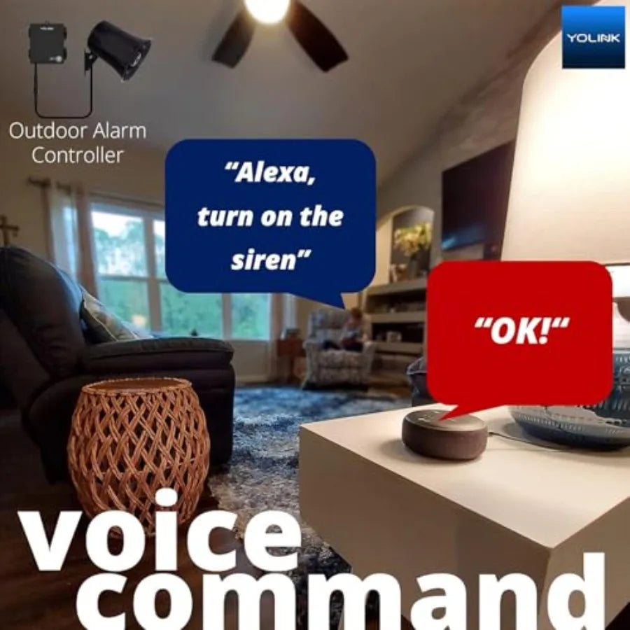 Outdoor Security Siren and Smart Alarm Controller Kit
