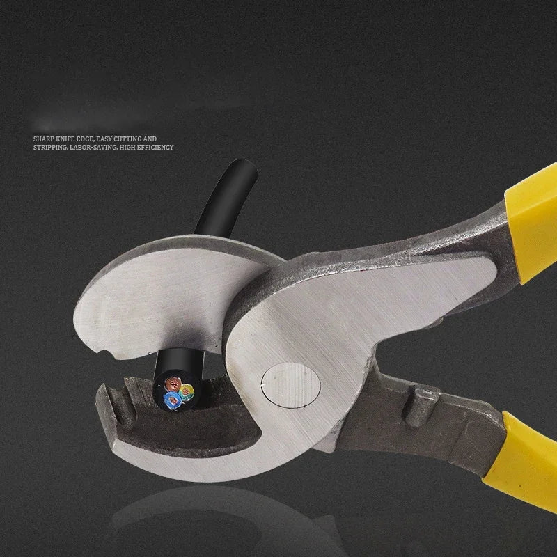 Six-Inch Manual Cable Cutting and Stripping Pliers