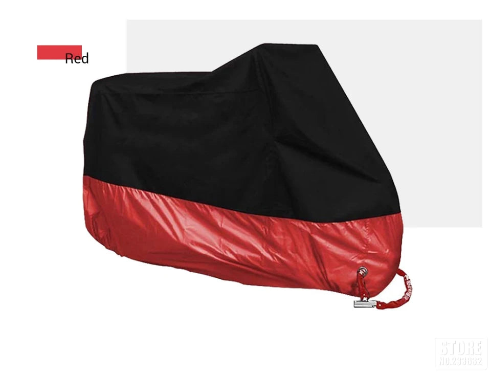 Motorcycle Cover Waterproof Moto Rain Cover Dustproof UV Protective Outdoor Indoor Motocross Scooter Motorbike Cover All Season