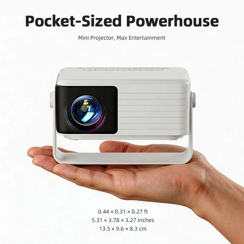 AUN Y3 Projector Portable Home Theater MINI Projector Video 3D Smart TV Cinema IPhone Cable Mirror For Full HD 4K Video Via HDMI