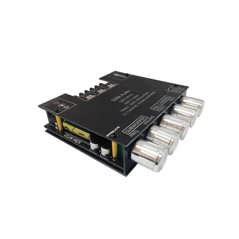 ZK-MT21 Channel Bluetooth 5.0 2.1 Subwoofer Amplifier Board 50W*2 +100W Power Audio Stereo Amplifier Board Bass AMP AUX