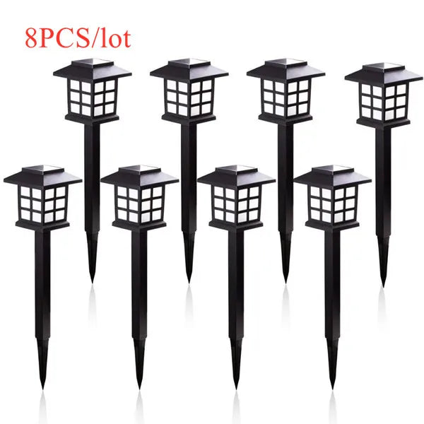 Solar LED Pathway Lights with Ground Stake, IP44, Auto On