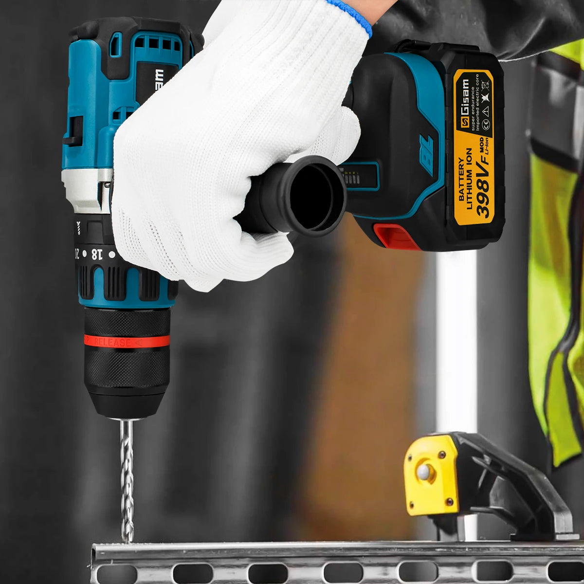 480N.M Brushless Electric Impact Drill for Makita 18V Batteries