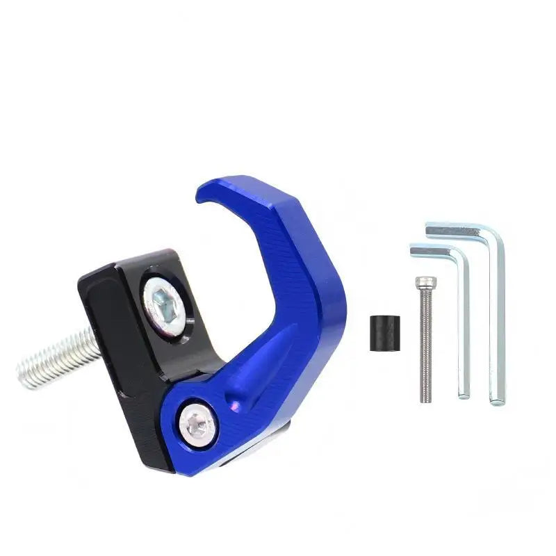 CNC Aluminium Helmet and Bag Hook for 22 mm Bars