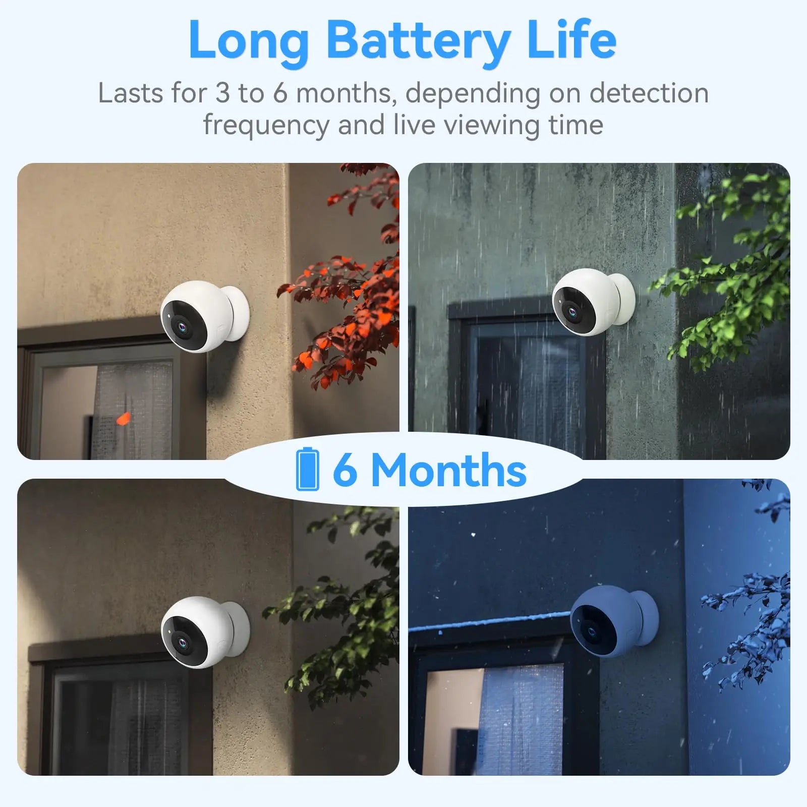 Κάμερα Ασφαλείας 2K 5MP WiFi με Ανίχνευση AI και Νυχτερινή Όραση