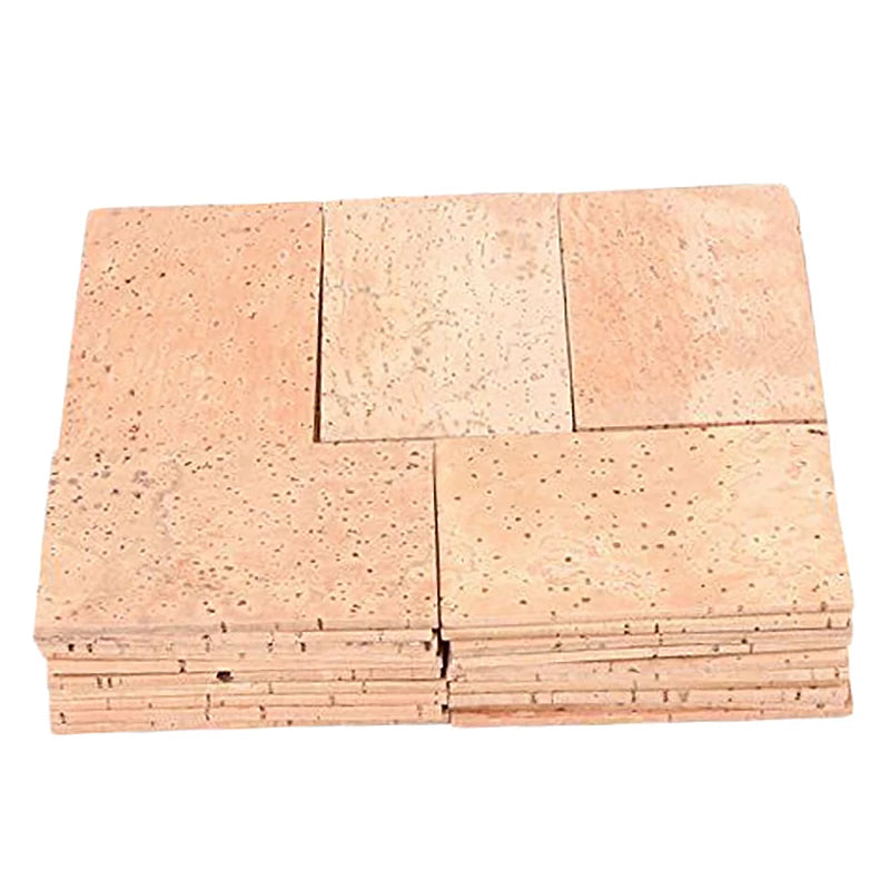 Natural Saxophone Neck Cork Sheets, 50 Pieces