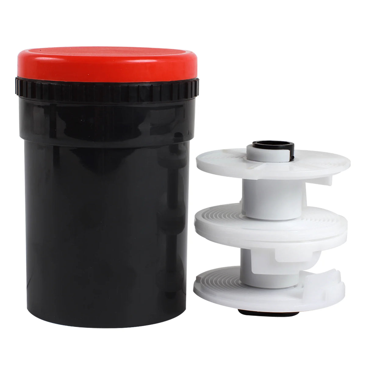 Film Developing Tank with Two Spiral Reels