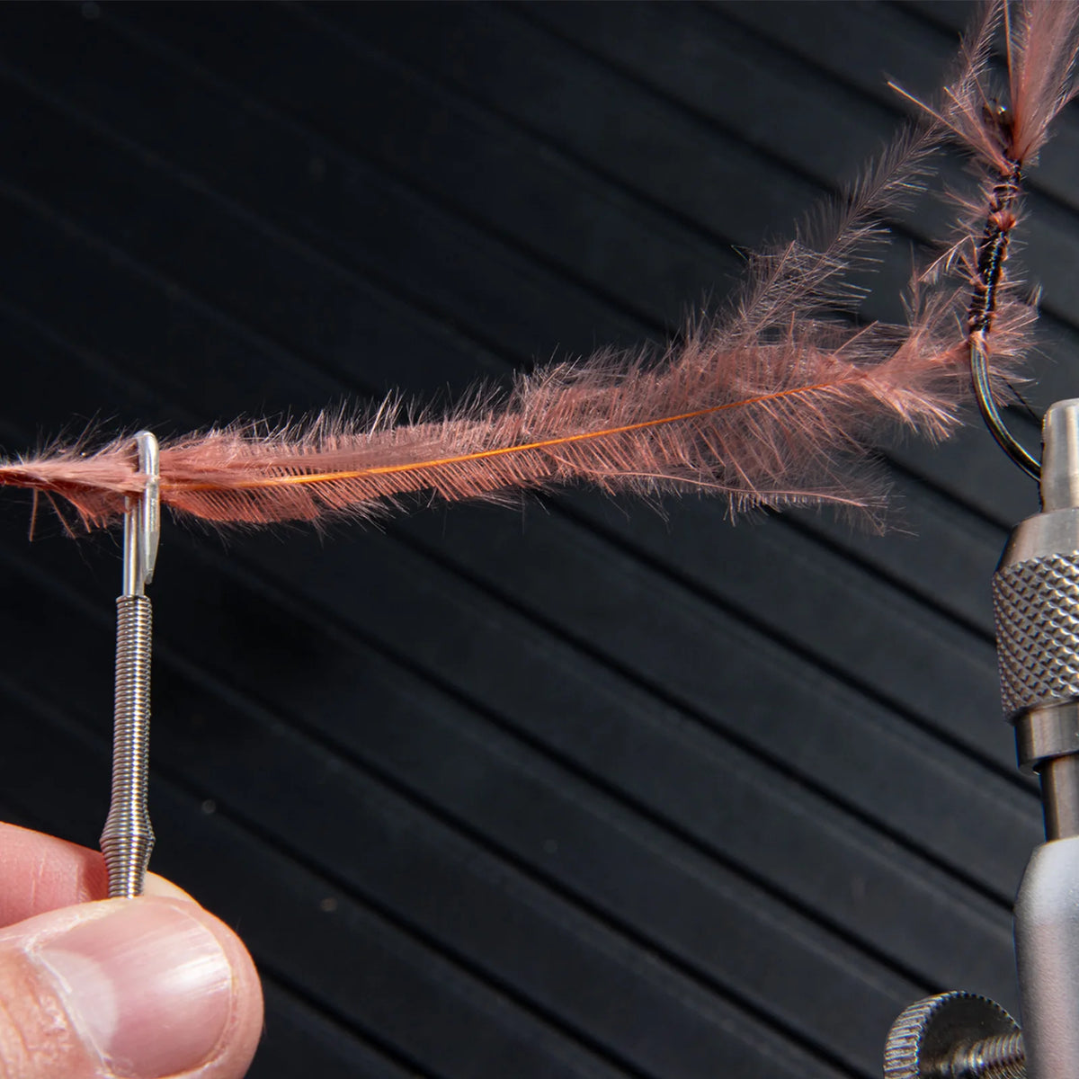 Rotating Hackle Pliers for Fly Tying