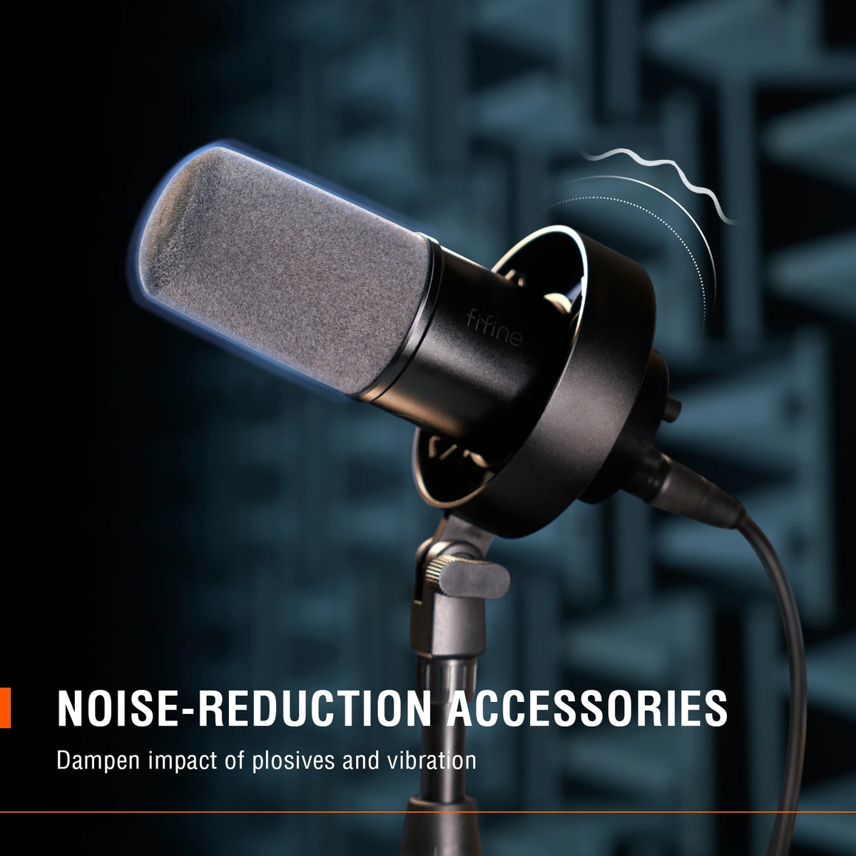 Microphone dynamique K688 USB/XLR avec suspension antichoc