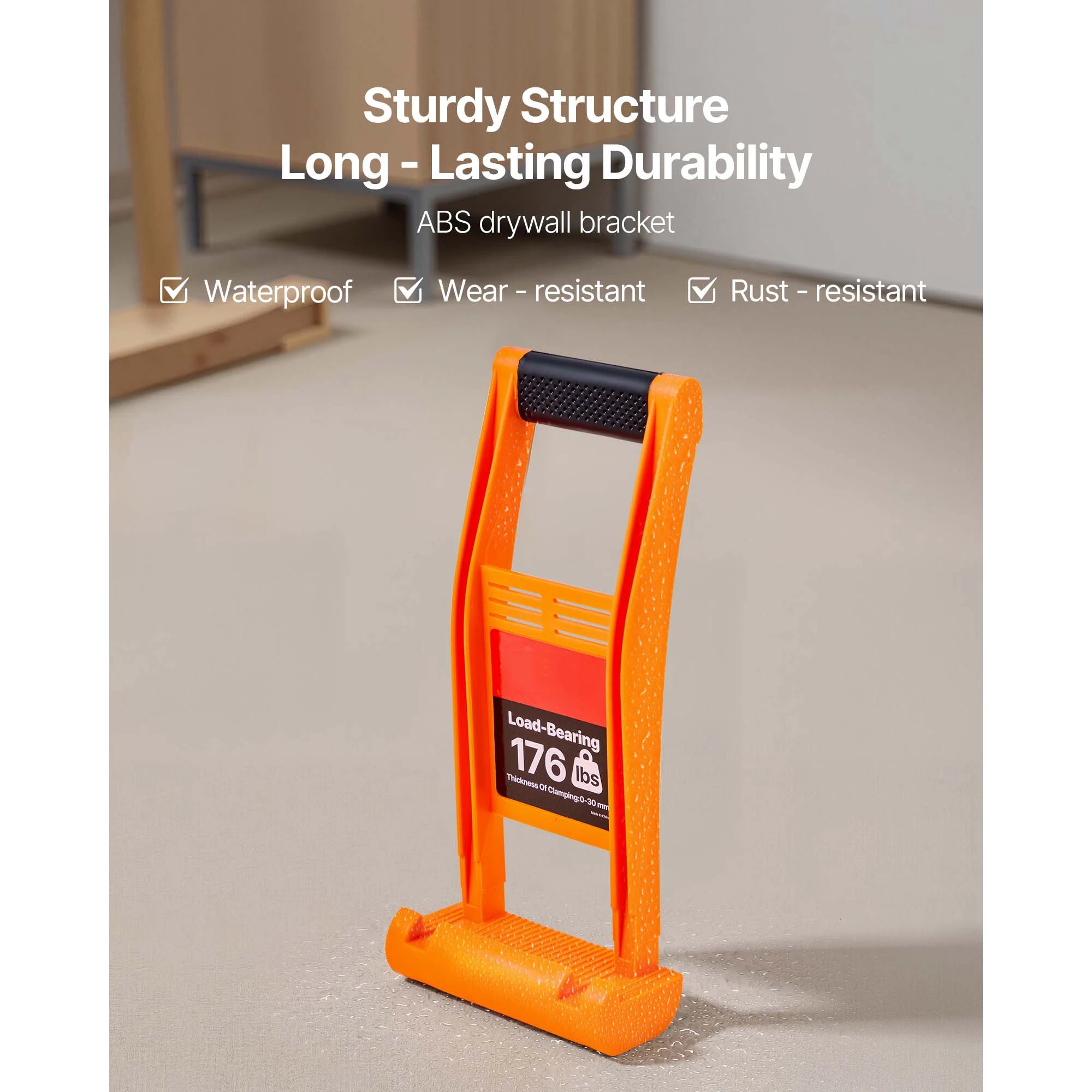2 Pack Drywall Panel Carrier Handles 176 lbs Capacity Each