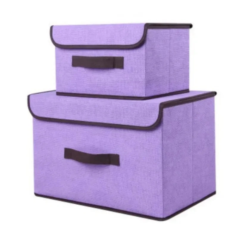 Folding Fabric Storage Box, Size and Colour Options