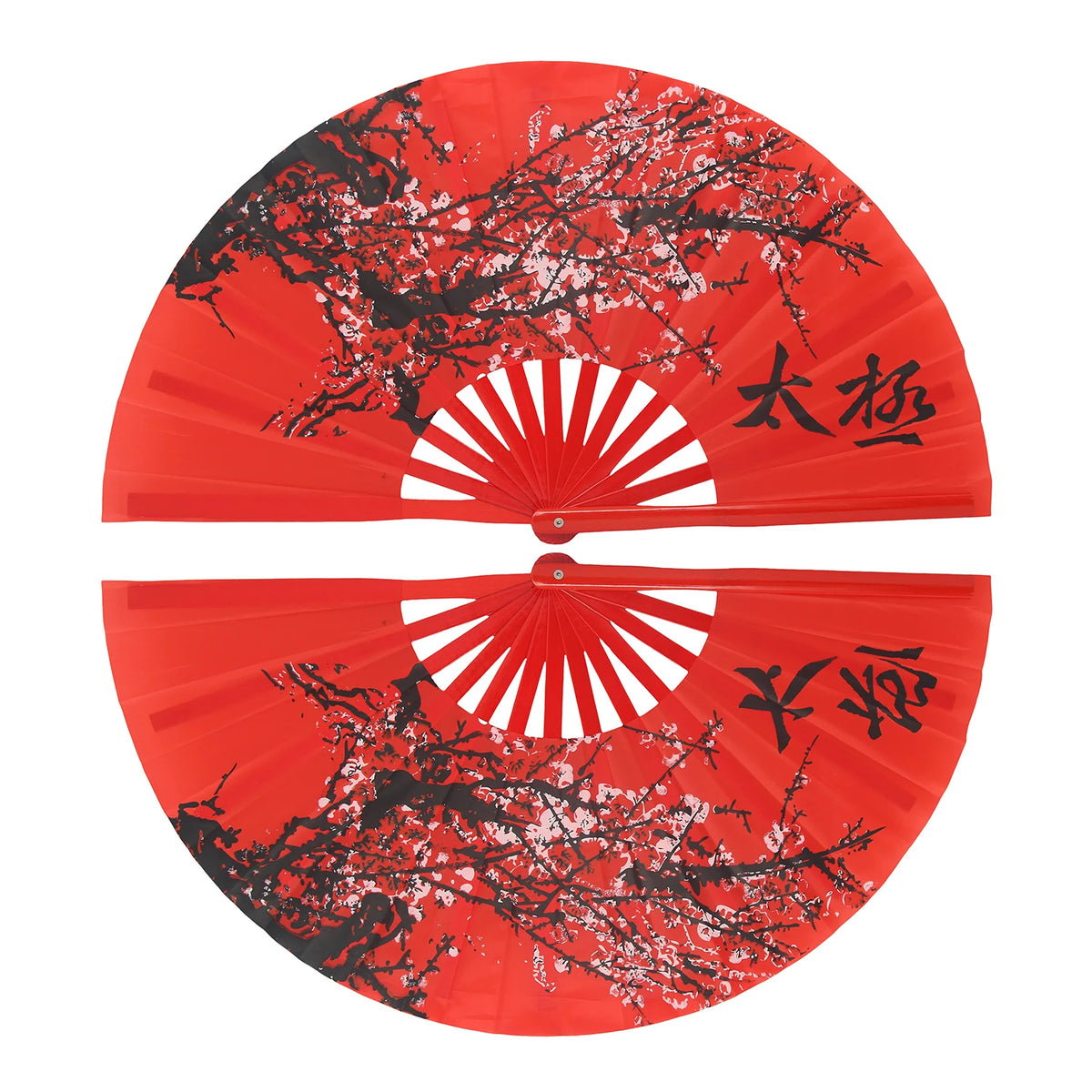Tai Chi Performance Fans, Left-and-Right Pair