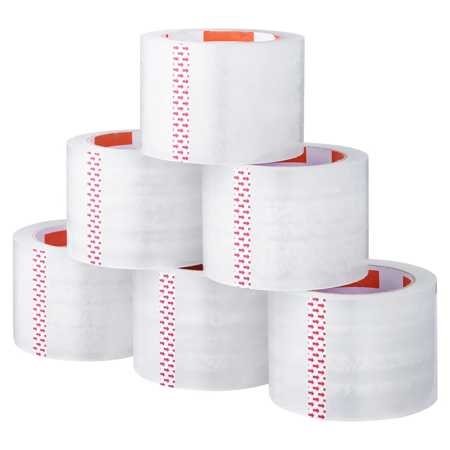Heavy Duty Clear Packing Tape 6 or 24 Rolls 70m Strong Adhesive