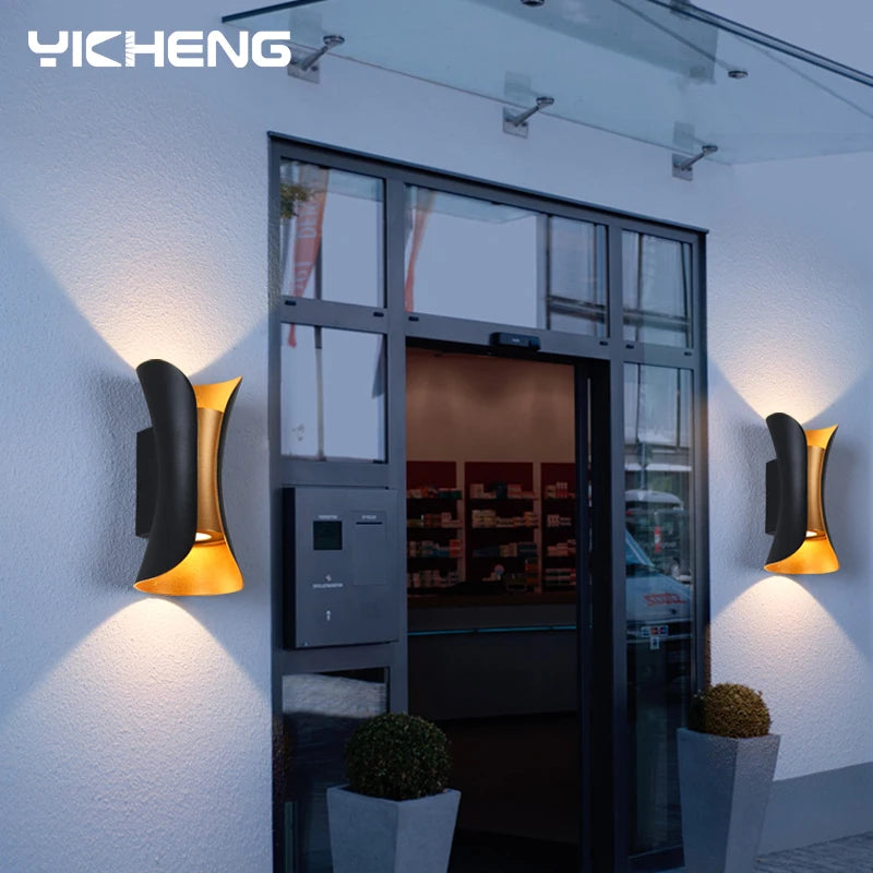Warm-White LED Wall Light, 15cm/20cm Options