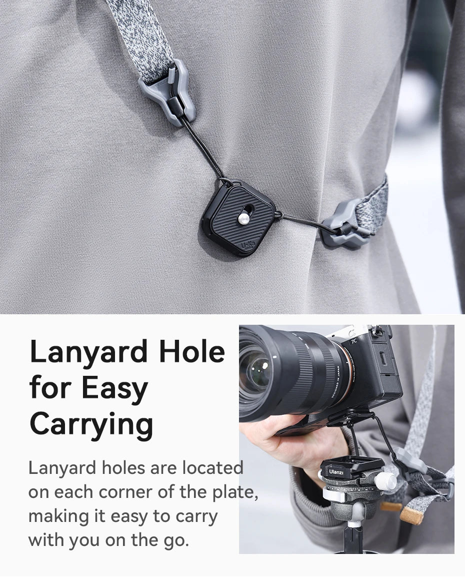 Quick Release Camera Mount Plate & Base Kit for Fast Setup