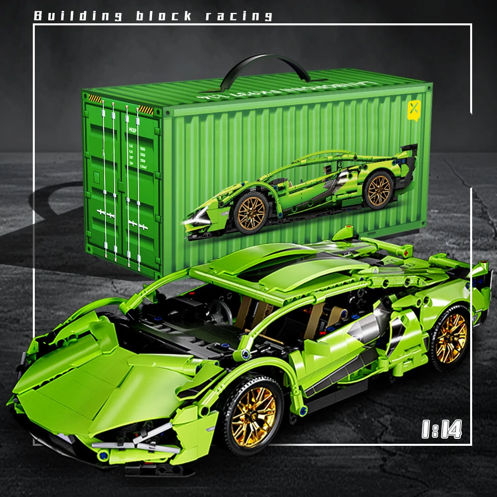 Toylinx 1:14 Yarış Arabası Yapı Taşları Modeli