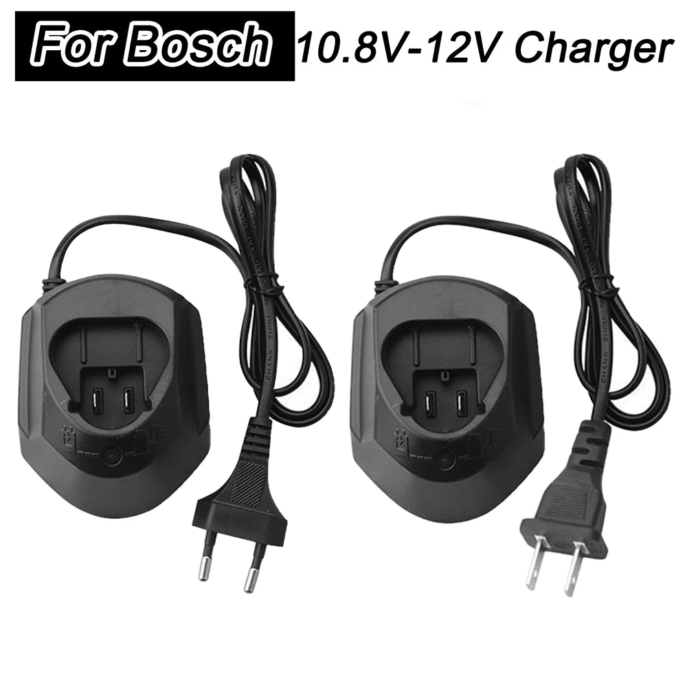 Charger for Bosch 10.8V / 12V Li-Ion Batteries