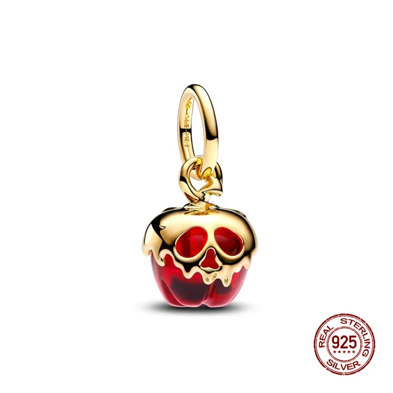 925 Silver Witch Charm Bead for Disney-Inspired Bracelets