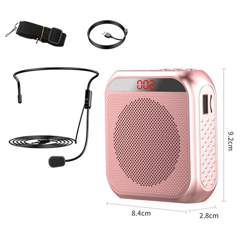 Portable Voice Amplifier with Microphone
