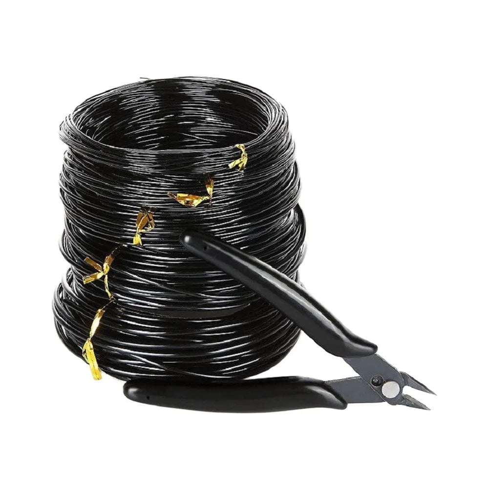 Kit de fio de treino para bonsai com corta-fios