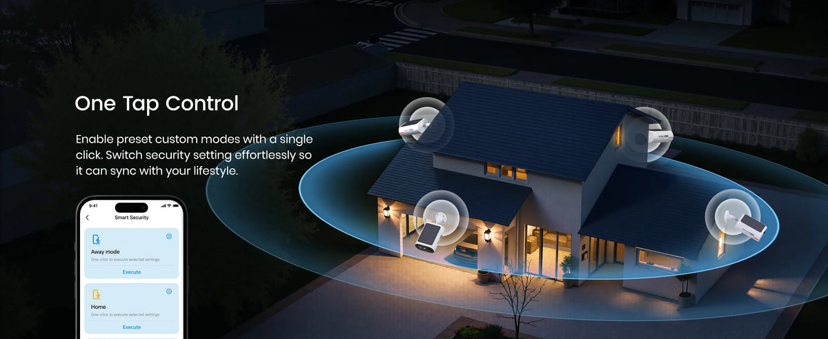 Dekco 3MP Solar Camera System 4 Cam Kit Wireless Camera System Outdoor 5000mAh Battery Wifi Camera AI Detection CCTV Camera Set