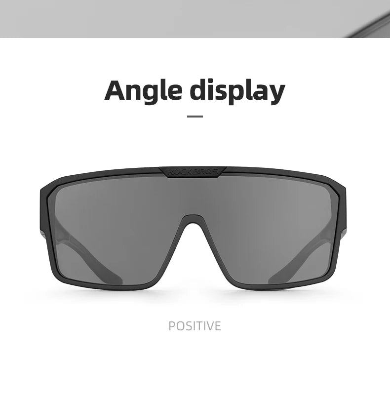 Polarized Cycling Sunglasses with Myopia Frame TR90 Sport Goggles