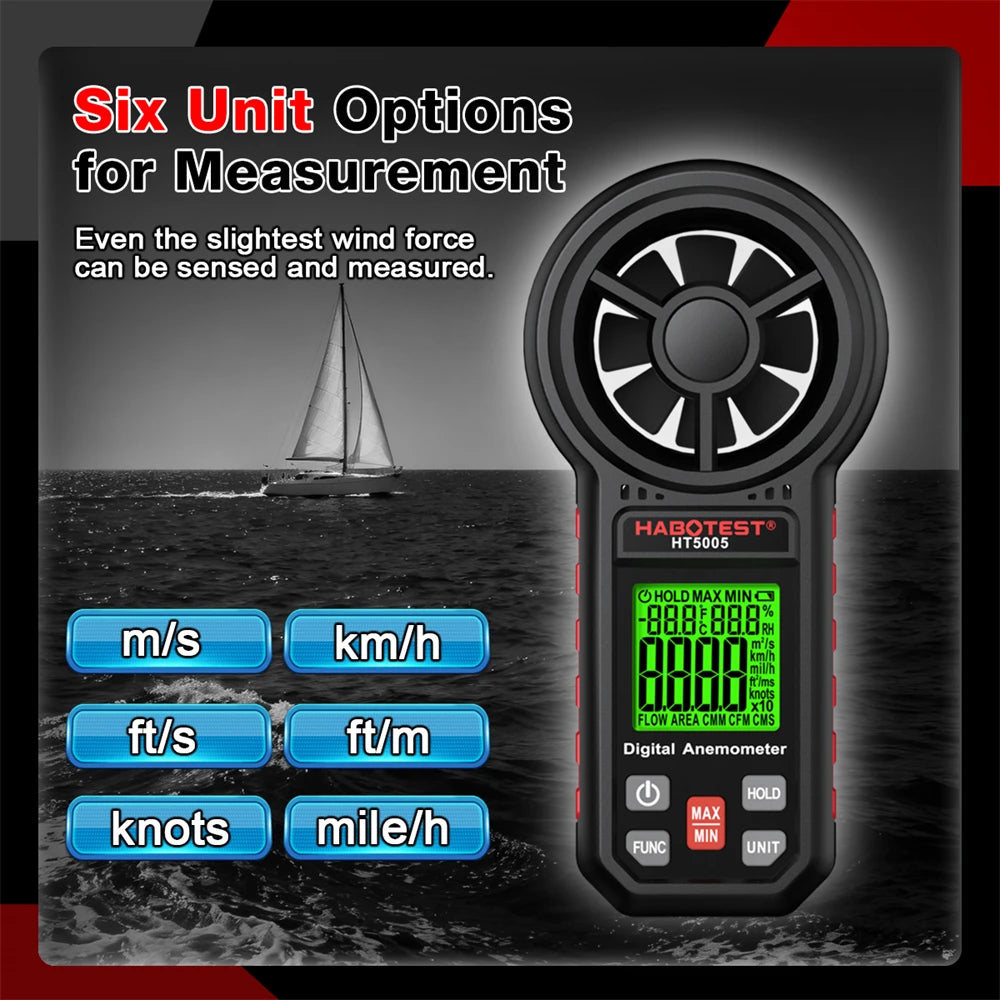 HT5005 Digital Anemometer