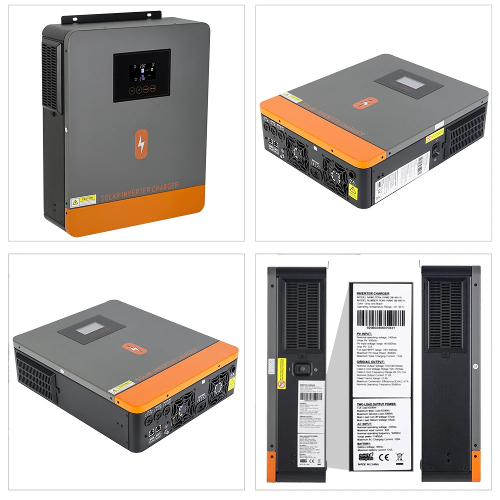 Inverter Solare Ibrido PowMr con Controller MPPT