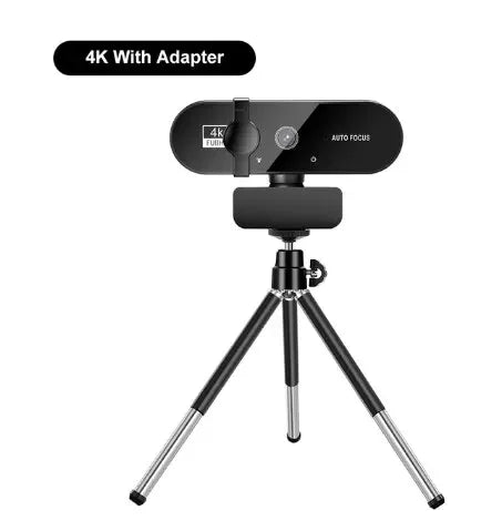 USB Autofocus Webcam with Microphone & Sliding Lens Cover