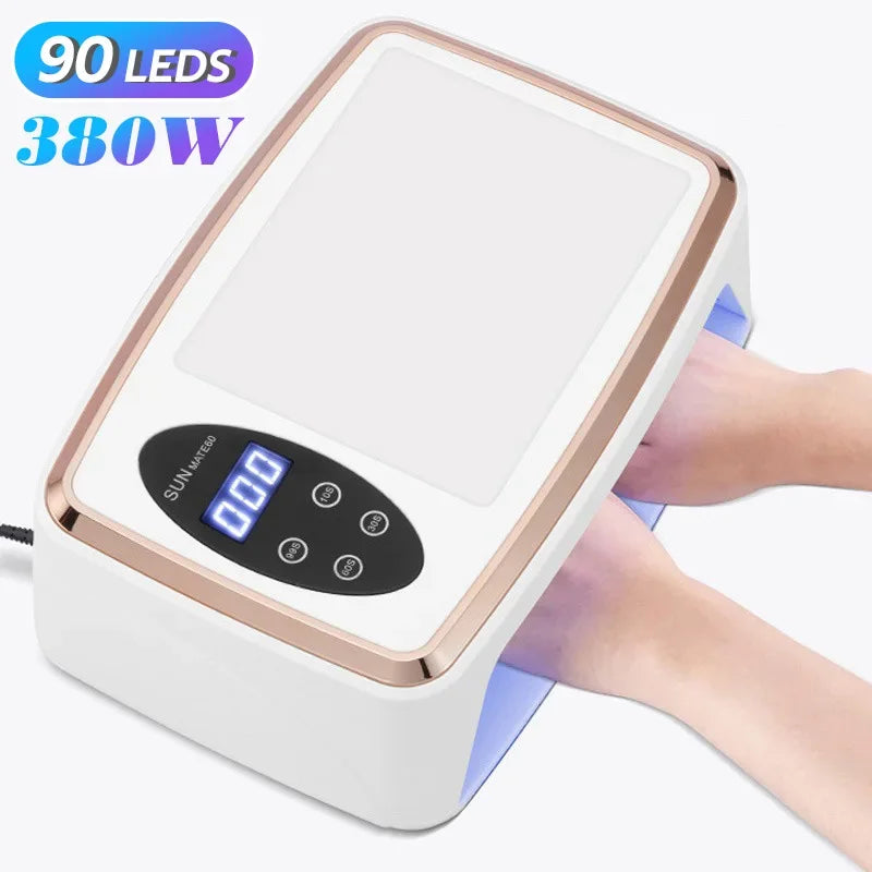 480W UV LED Nail Lamp with Large Space and Whitening Mode