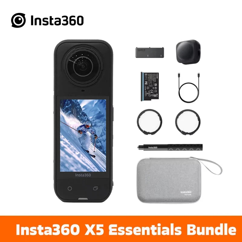 8K Action Camera with Switchable Lenses and Low-Light Performance