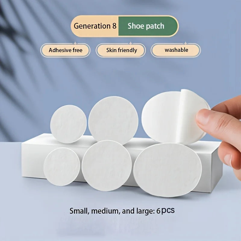 6PCS Sports Shoe Repair Patches, Anti-wear Shoe Patches, Insole Repair Patches, Self-adhesive Patches Inside High Heels