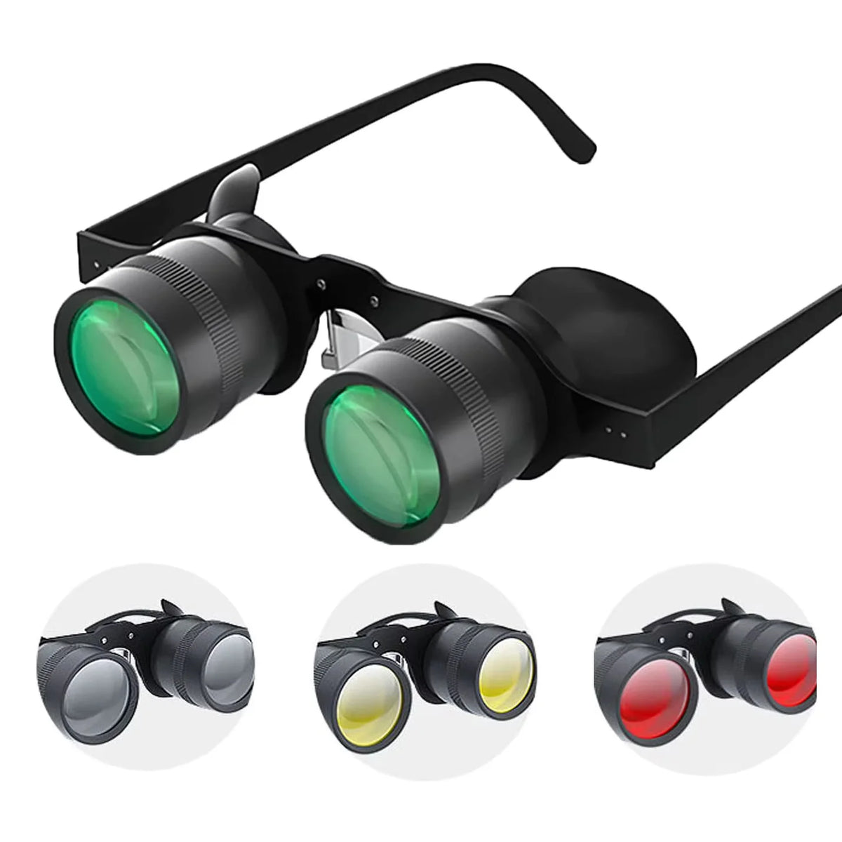 Hands-Free Binocular Glasses for Fishing and Spectating