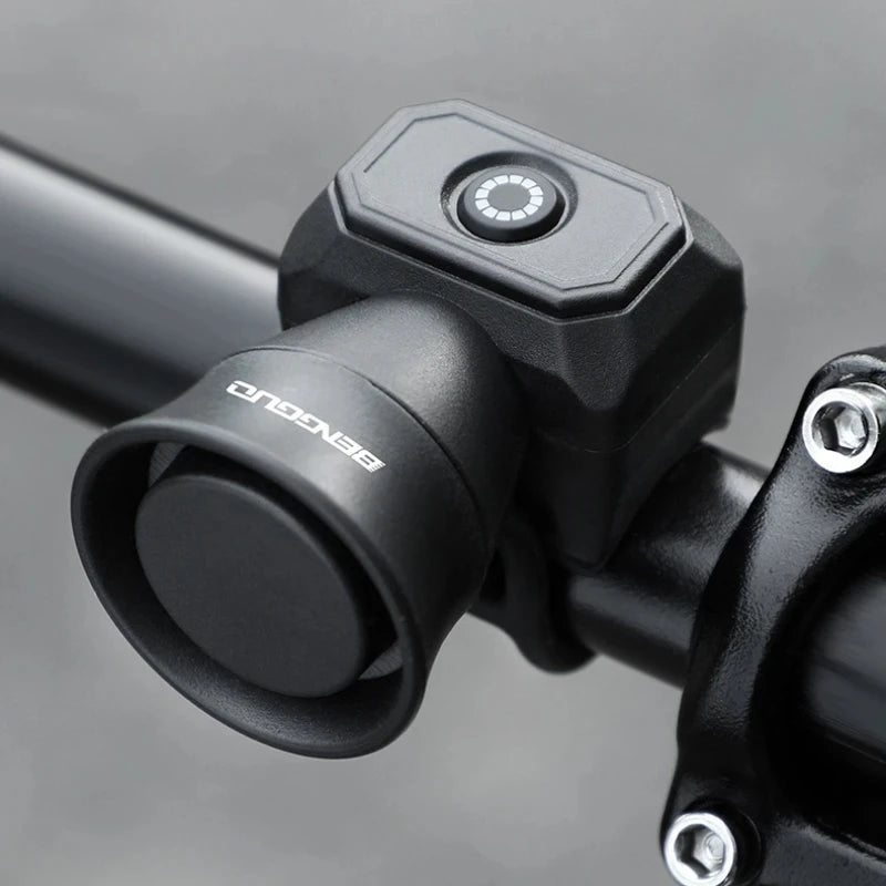 Bicycle Horn Mountain Bike Mini USB Charging Waterproof Electronic Bike Bell Riding Equipment Children's Scooter Accessories