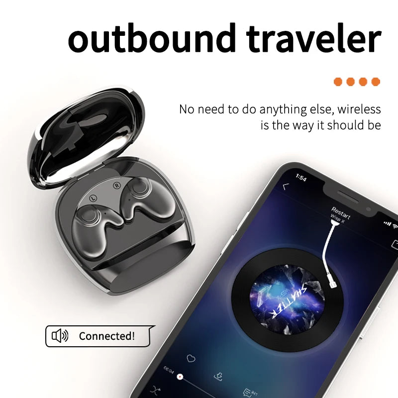 VIKEFON Bluetooth 5.3 Noise-Cancelling In-Ear Headphones