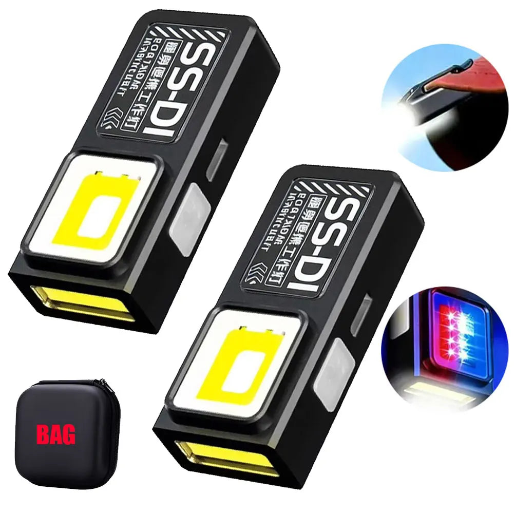 Mini Rechargeable Clip Light with Magnet