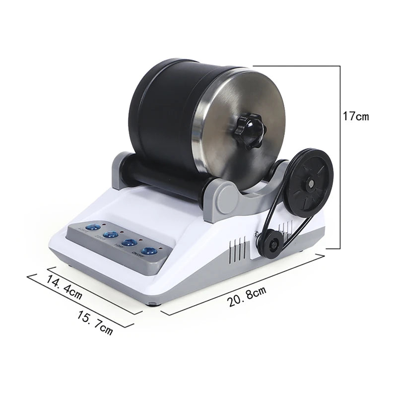 Kit di mola per pietra fai-da-te mola per pietra elettrica giocattolo con pietre grezze lucidatura ghiaia per adulti e ragazzi macchina lucidatrice 220V 110V